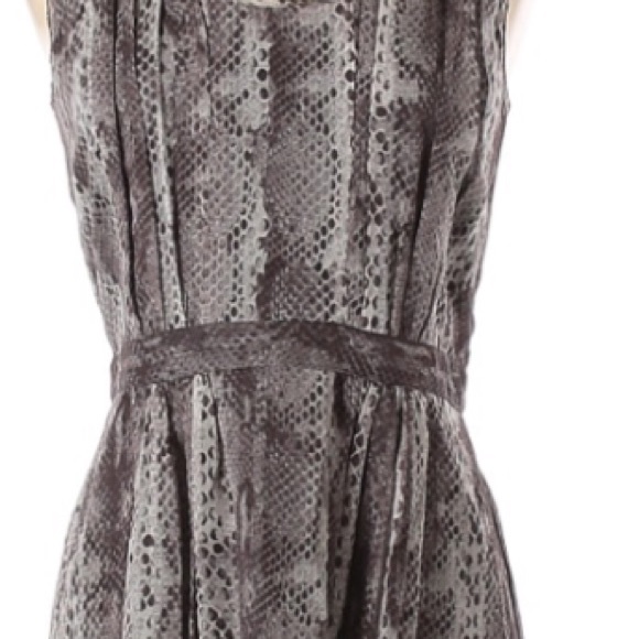 Broadway & Broome Snake Print Silk Dress - Picture 3 of 8